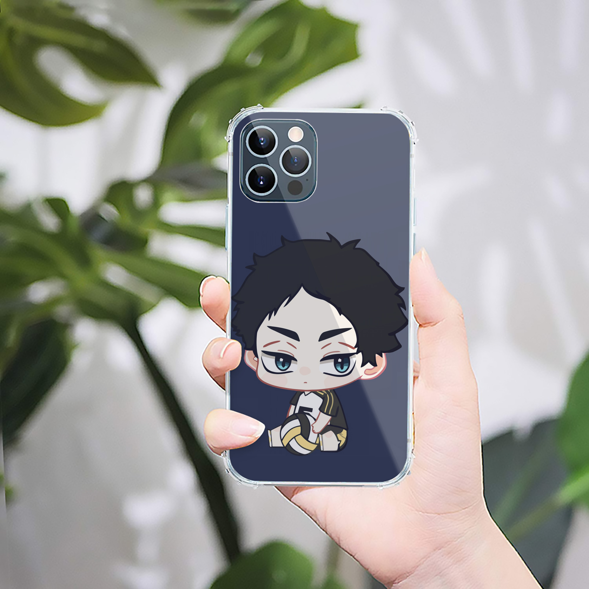 （画像用） ハイキュー!! Haikyu!! 【iPhone 12シリーズ対応】透明スマホケース（クリアソフトケース）